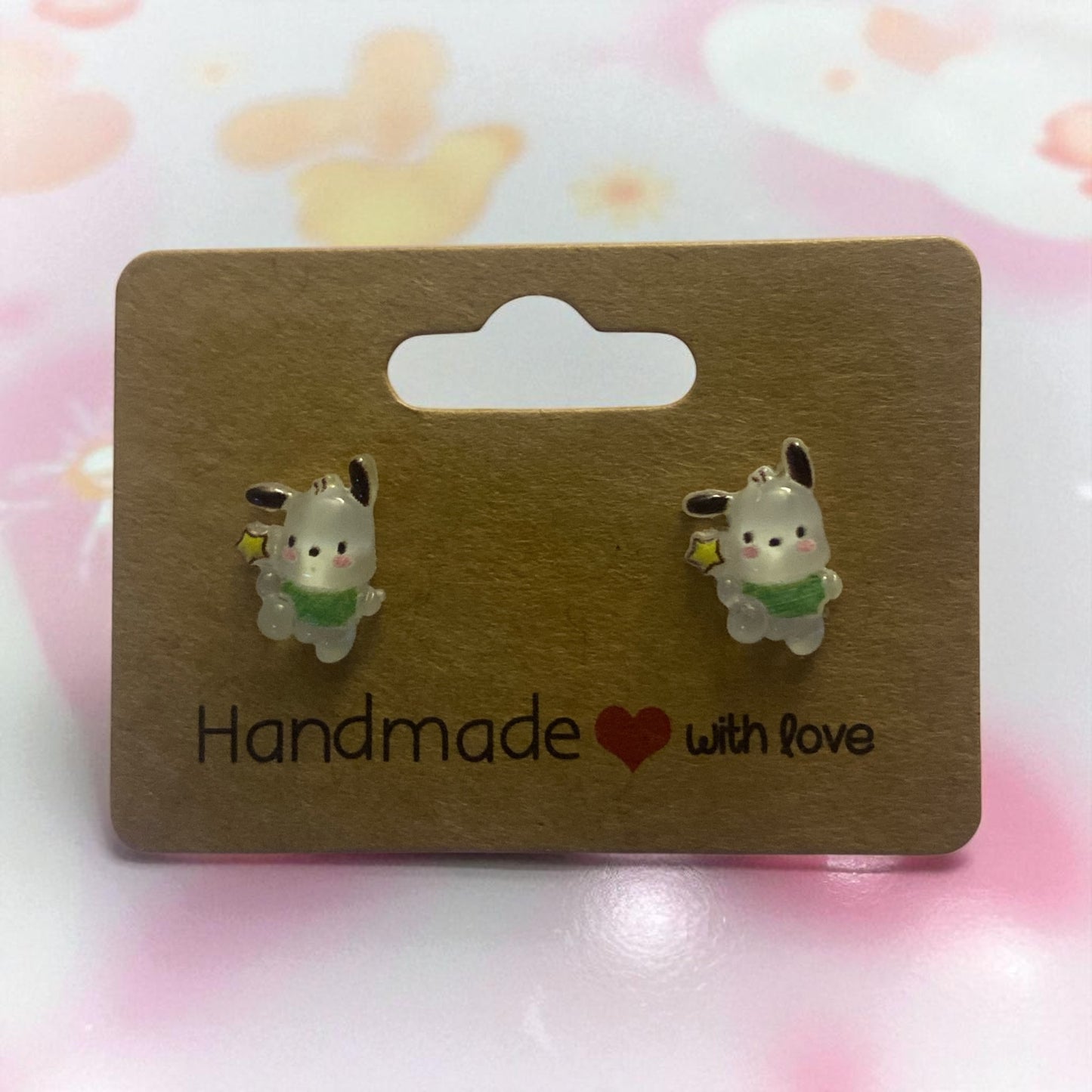 Pochacco cartoon earrings