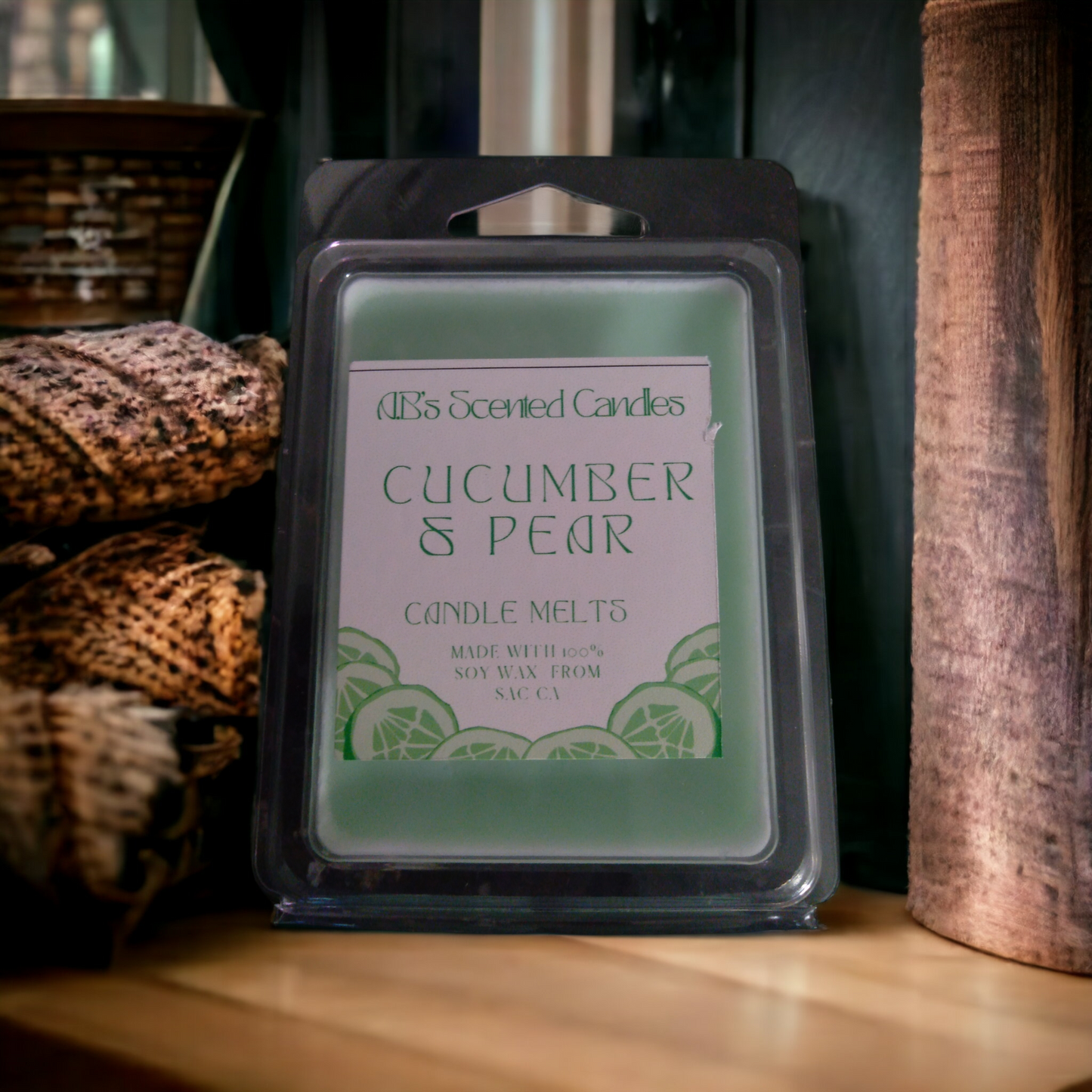 Cucumber & Pear wax melts