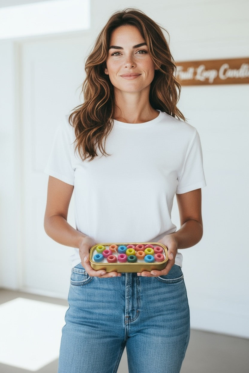 Fruity Loops Dessert Candle