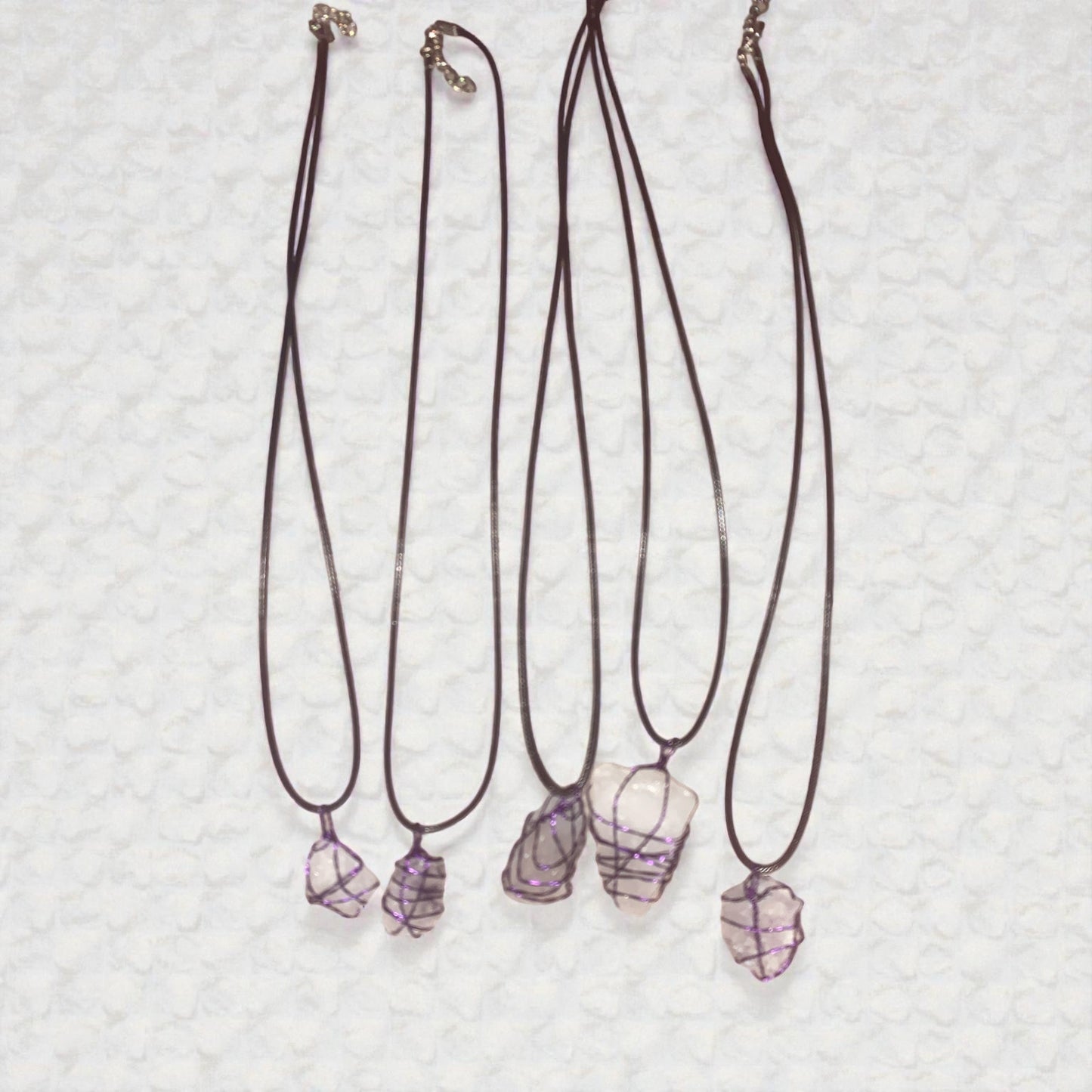 Clear Quartz Necklaces -known for Healing ,balance,manifestation,