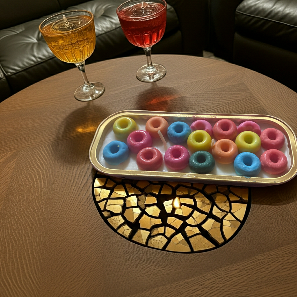 Fruity Loops Dessert Candle