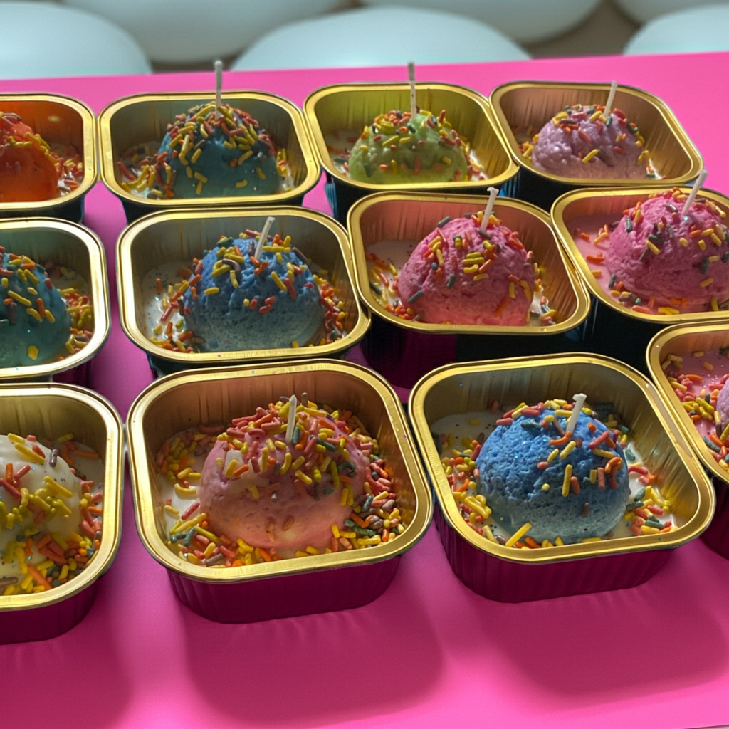 Ice cream cake -bowl