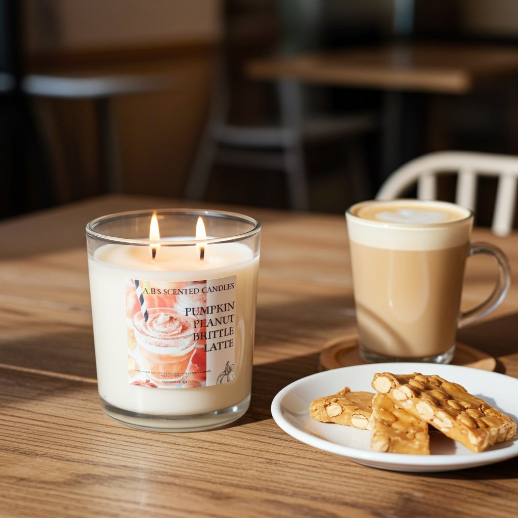 Pumpkin Peanut Brittle Lattee Scented Candles