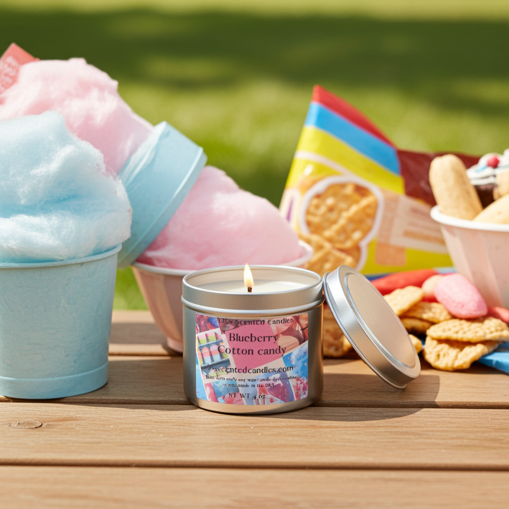 Blueberry Cotton Candy Scented Candles wax melts
