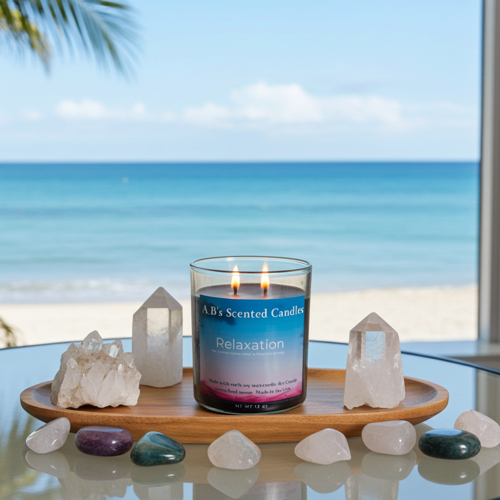 Relaxation Crystal Scent Candles
