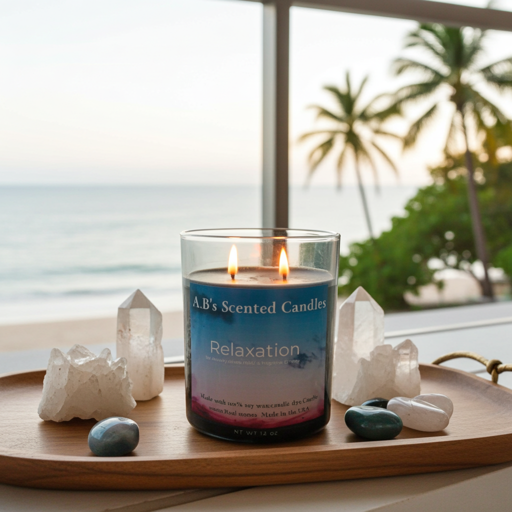 Relaxation Crystal Scent Candles