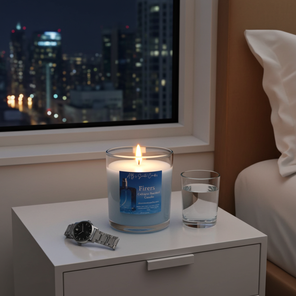 Firers Cologne  Candle