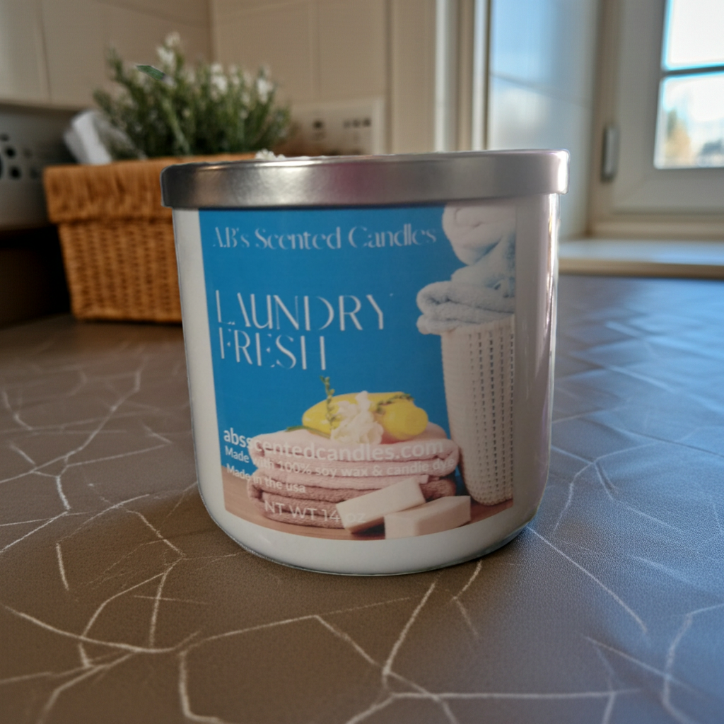 Laundry Fresh Scented Candles