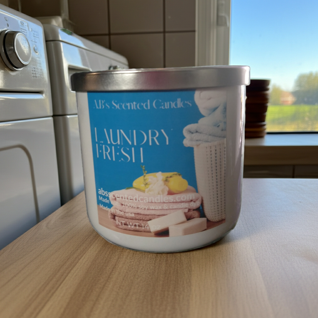 Laundry Fresh Scented Candles