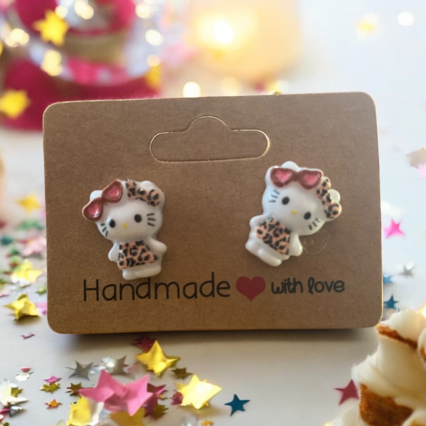 Hello Kitty Leopard print Erring