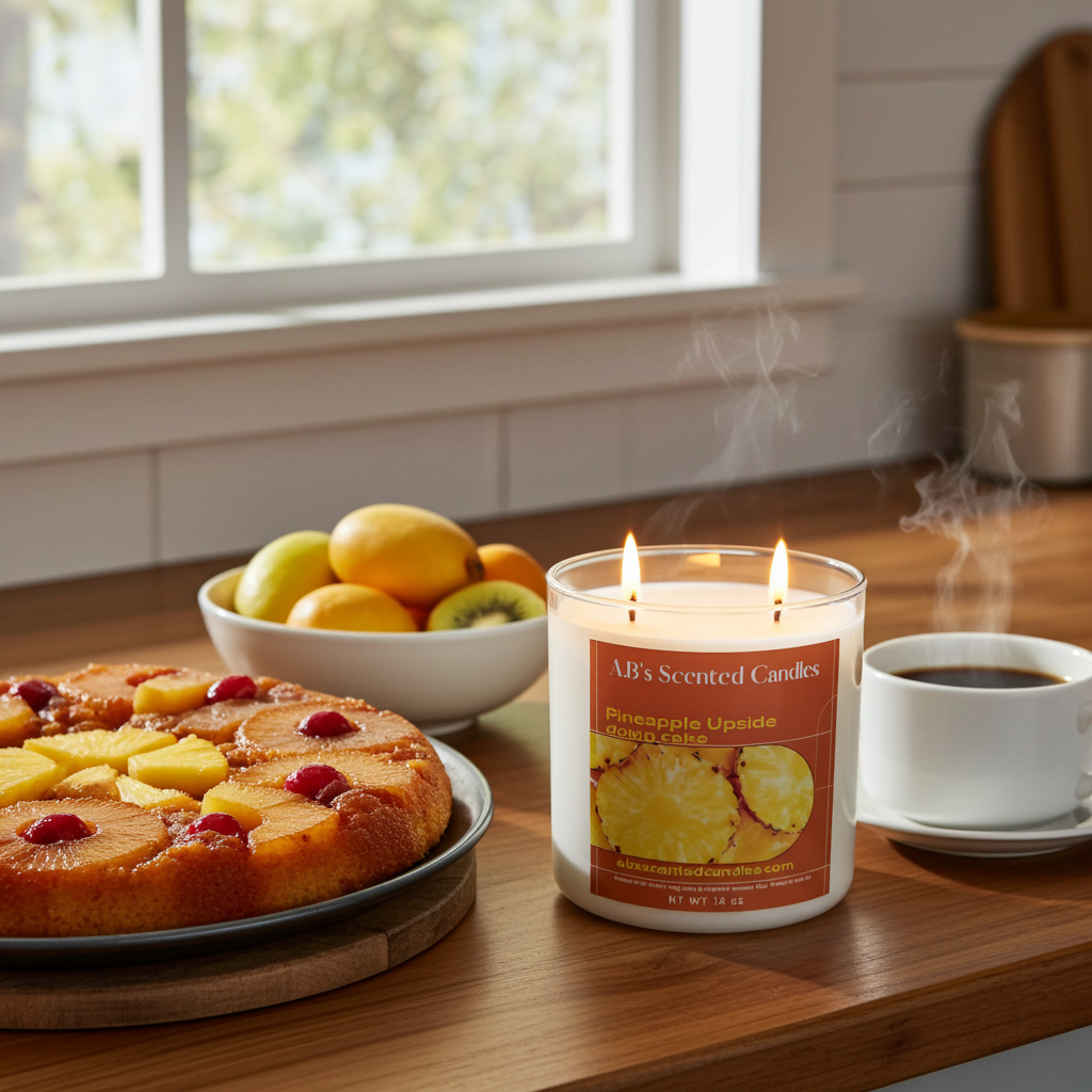 Pineapple Upside down cake candle