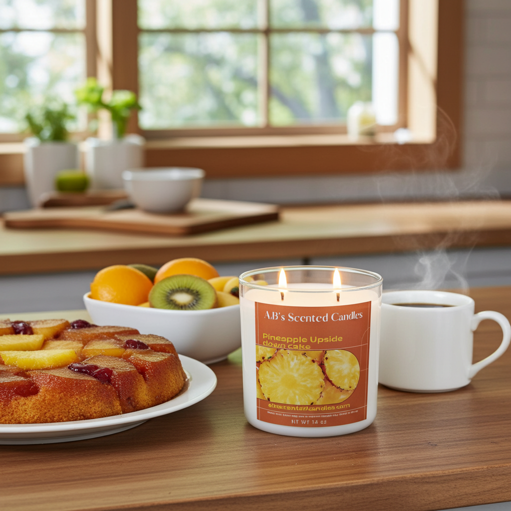 Pineapple Upside down cake candle
