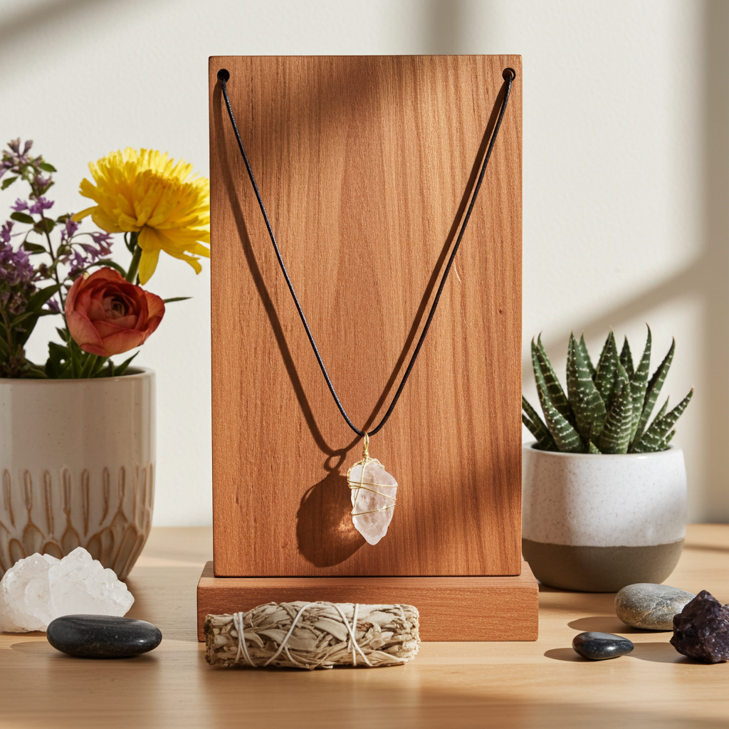 Clear Quartz Necklaces -known for Healing ,balance,manifestation,