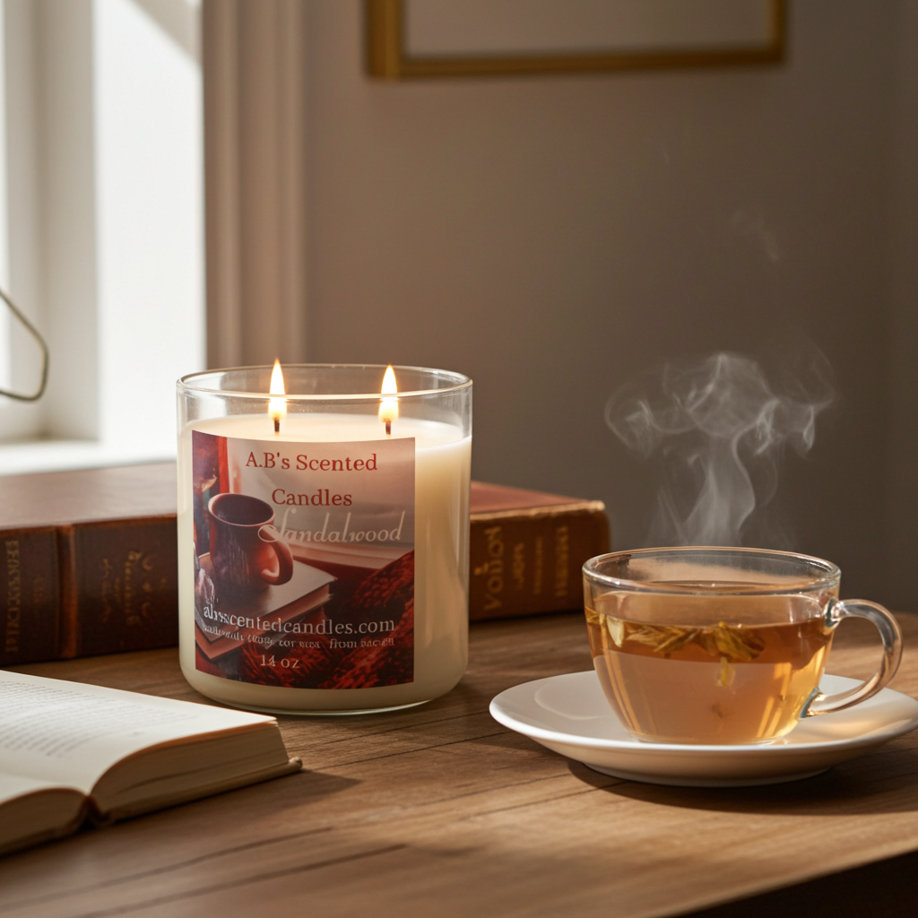 Sandalwood  Scented Candles