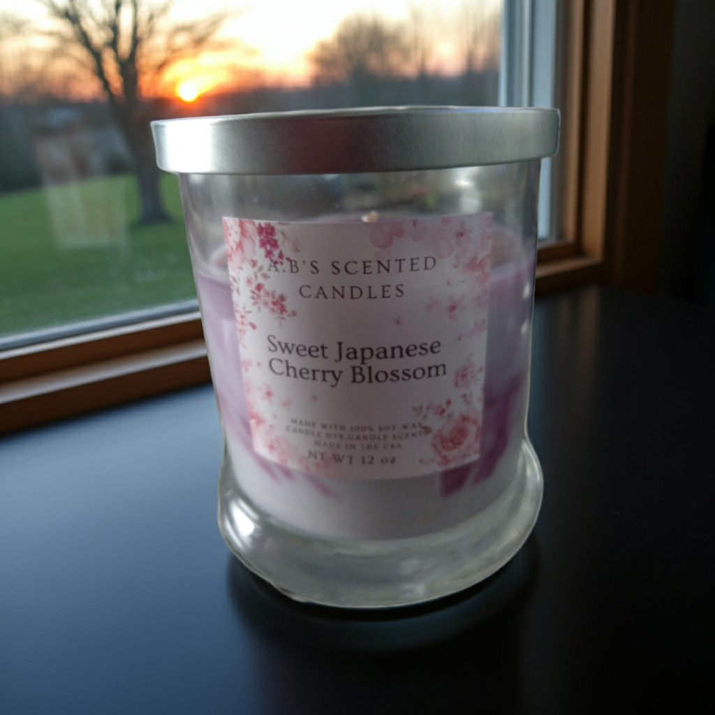 Japanese Cherry Blossom Scented Candles