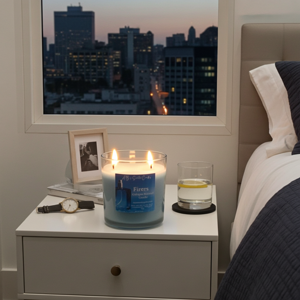 Firers Cologne  Candle
