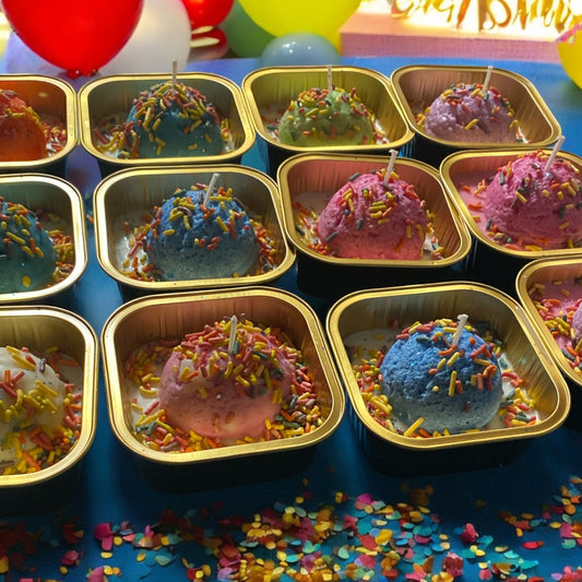 Ice cream cake -bowl