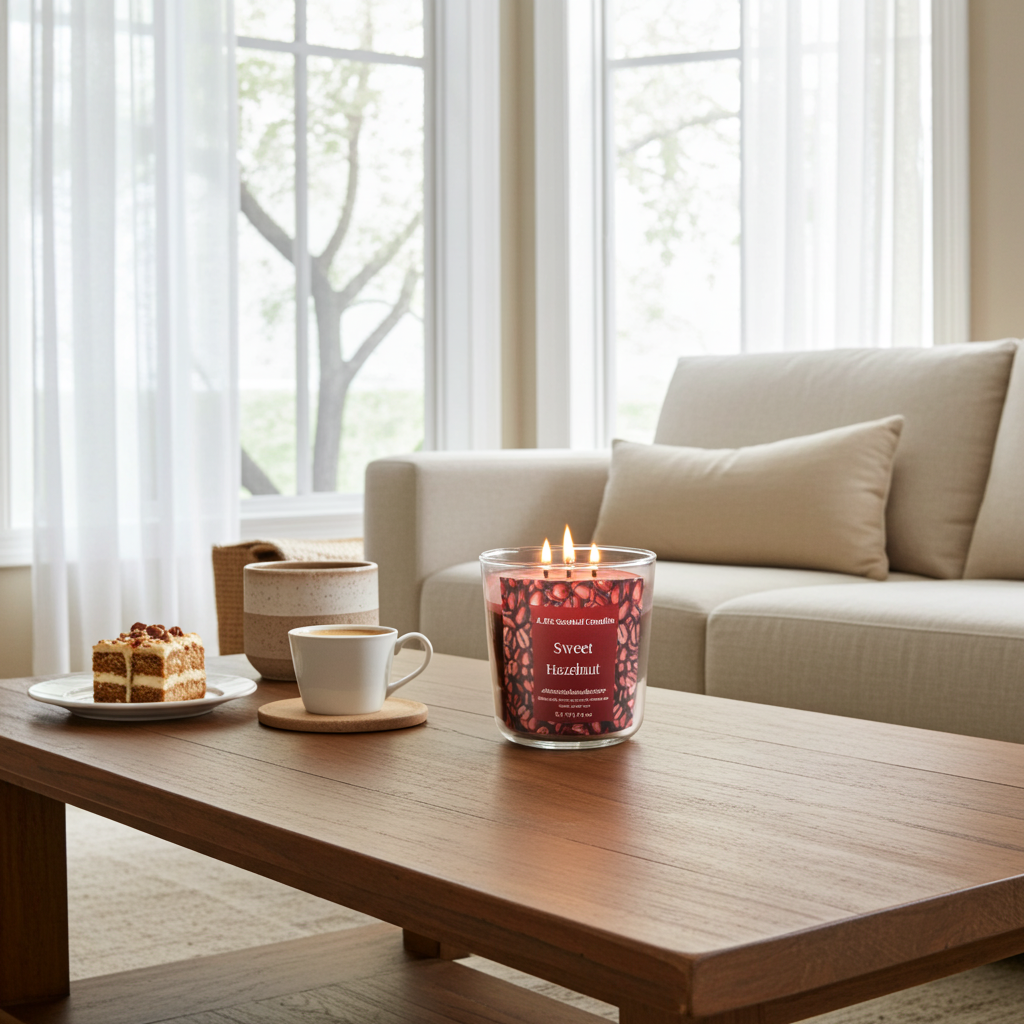 Sweet Hazelnut Scented Candles