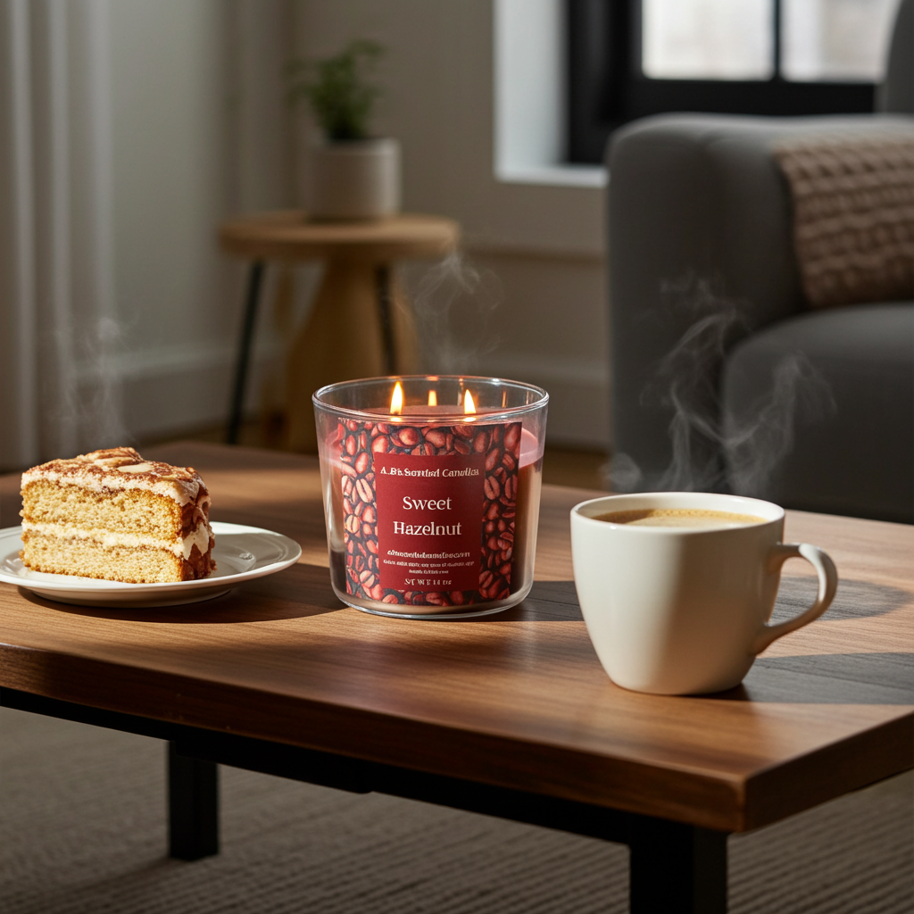 Sweet Hazelnut Scented Candles