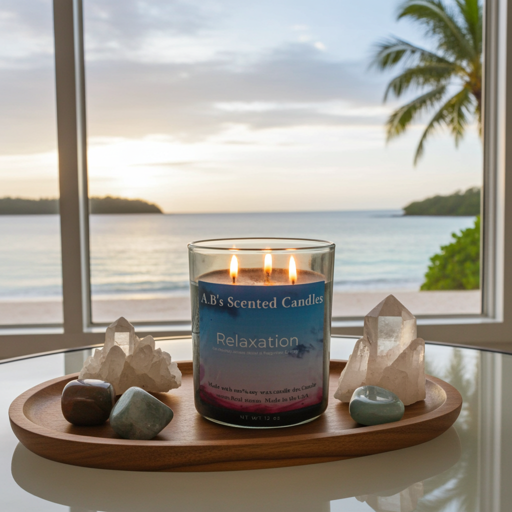 Relaxation Crystal Scent Candles