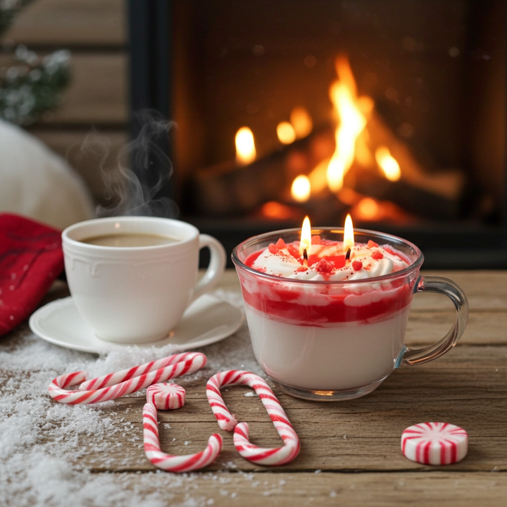 Sweet Peppermint 18 oz candle