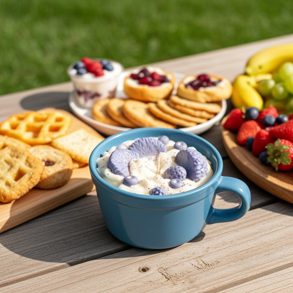 Blueberry pie scented Candle