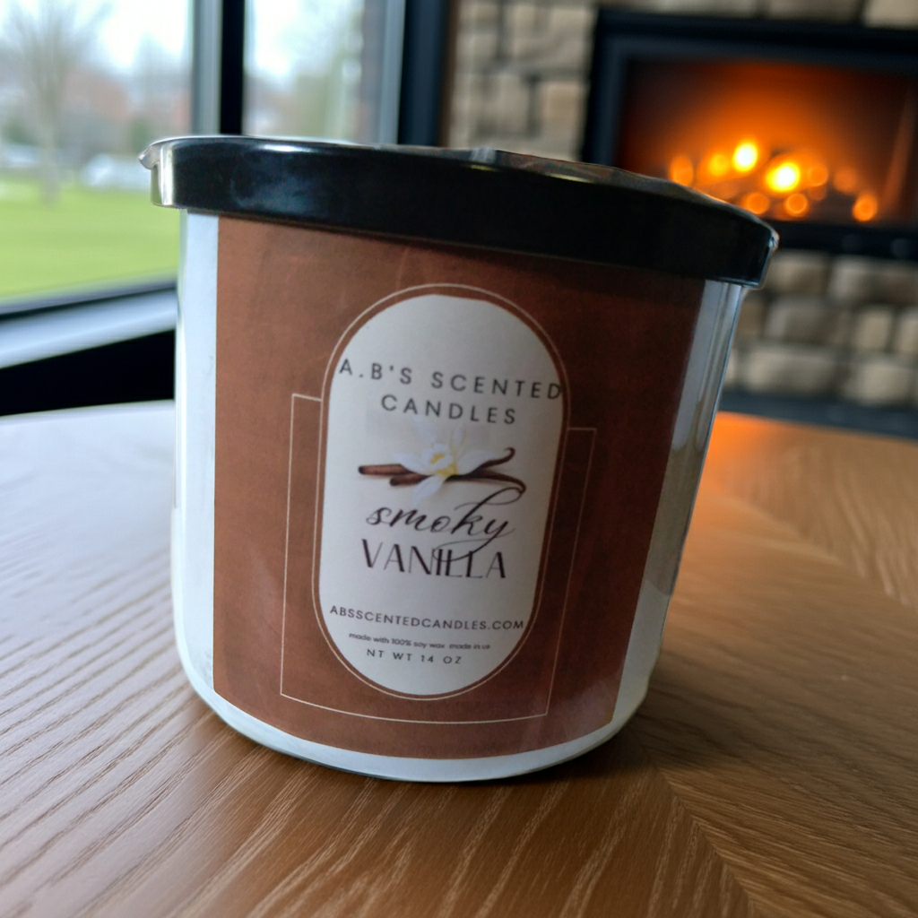 Smoky Vanilla Scented Candles