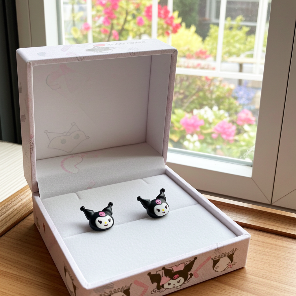 Kuromi Cartoon  Earring