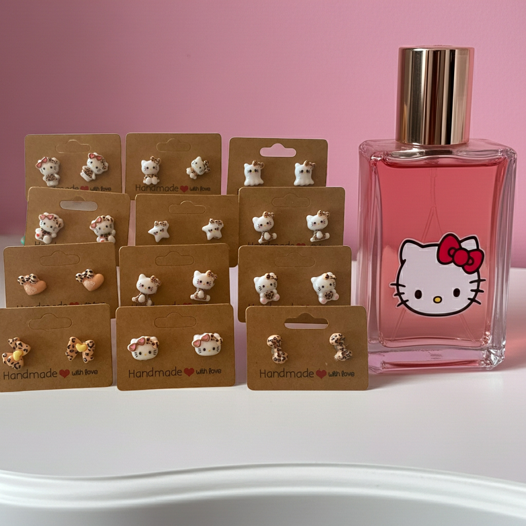 Hello Kitty Leopard print Erring