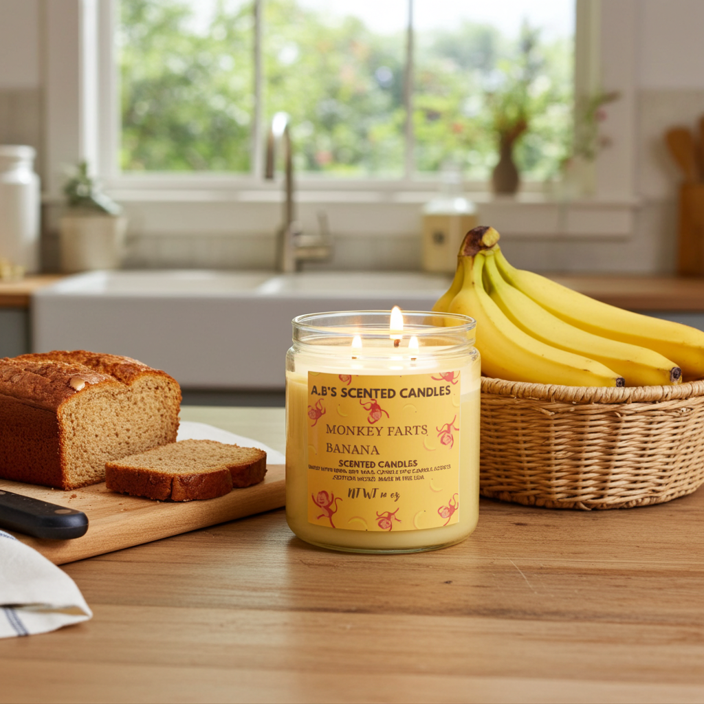 Monkey Fart Scented Candle