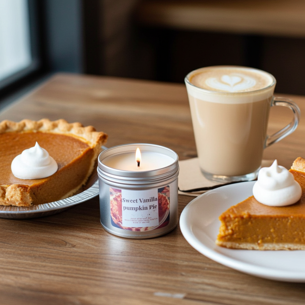 Sweet Vanilla Pumpkin Pie