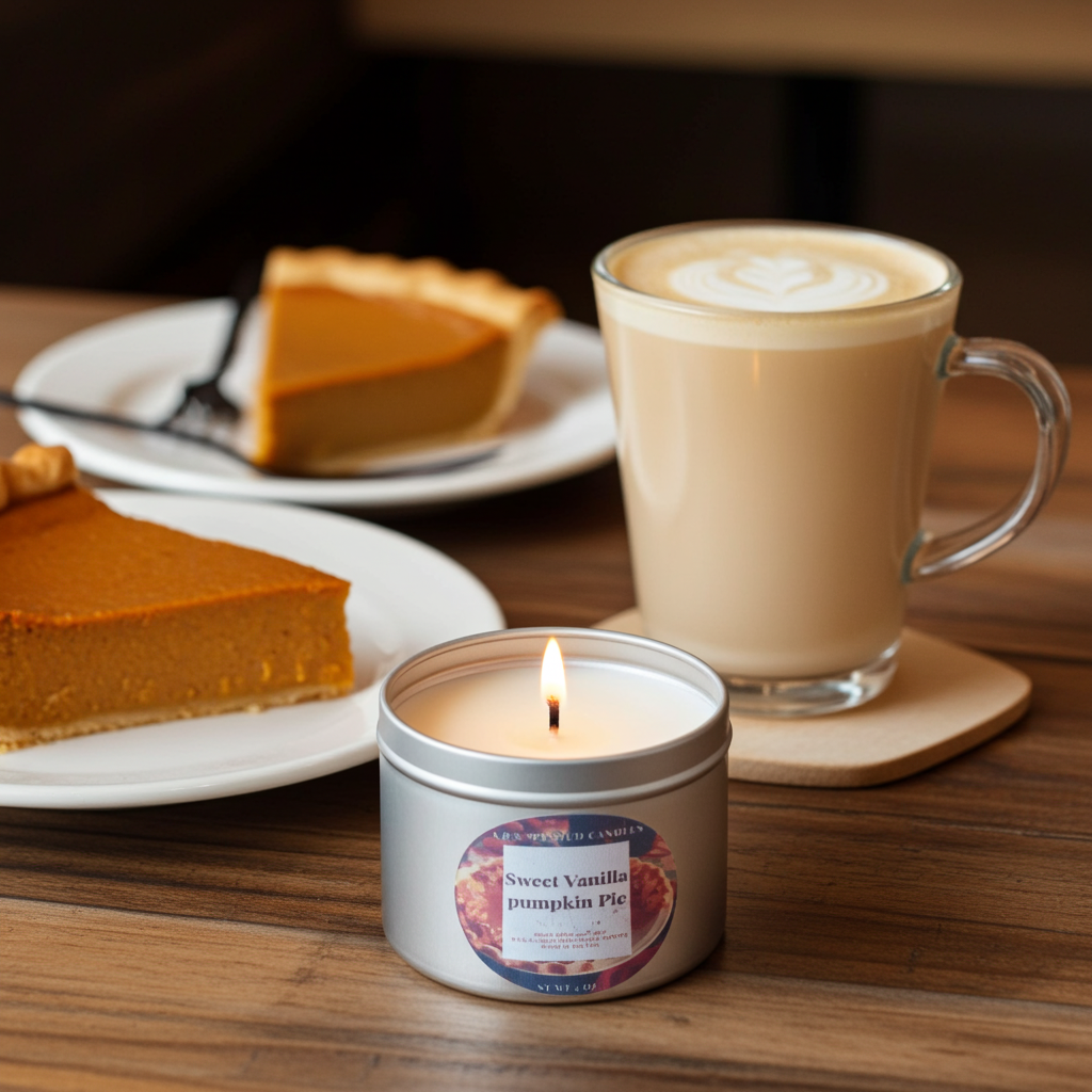 Sweet Vanilla Pumpkin Pie