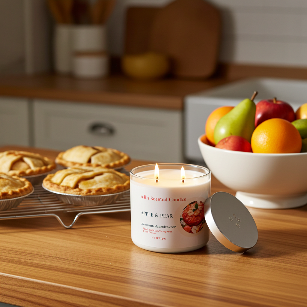 Apple & Pear Scented Candles