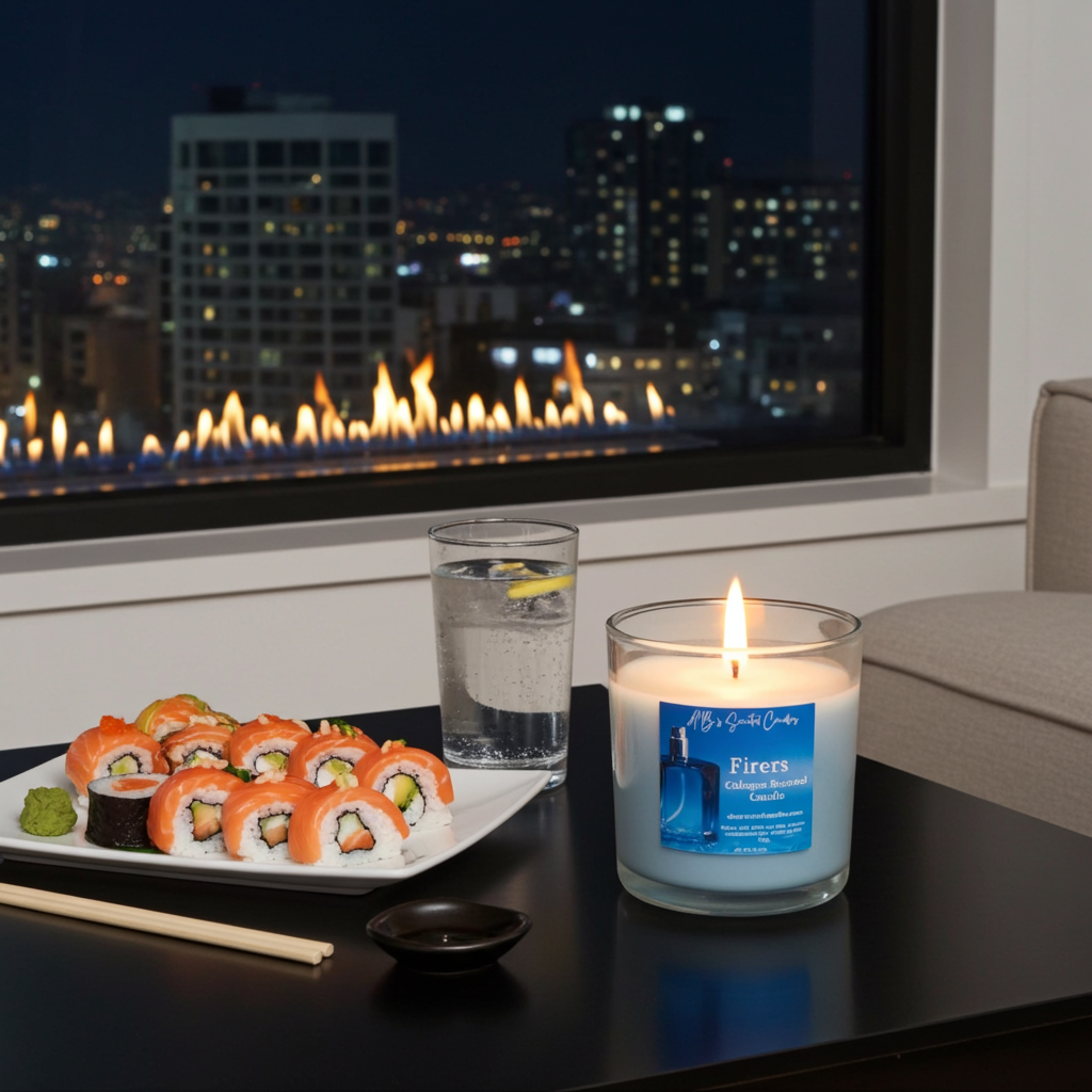 Firers Cologne  Candle