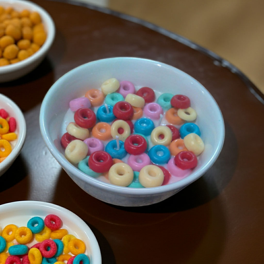 Fruity Loops Cereal Bowl Scented Candles