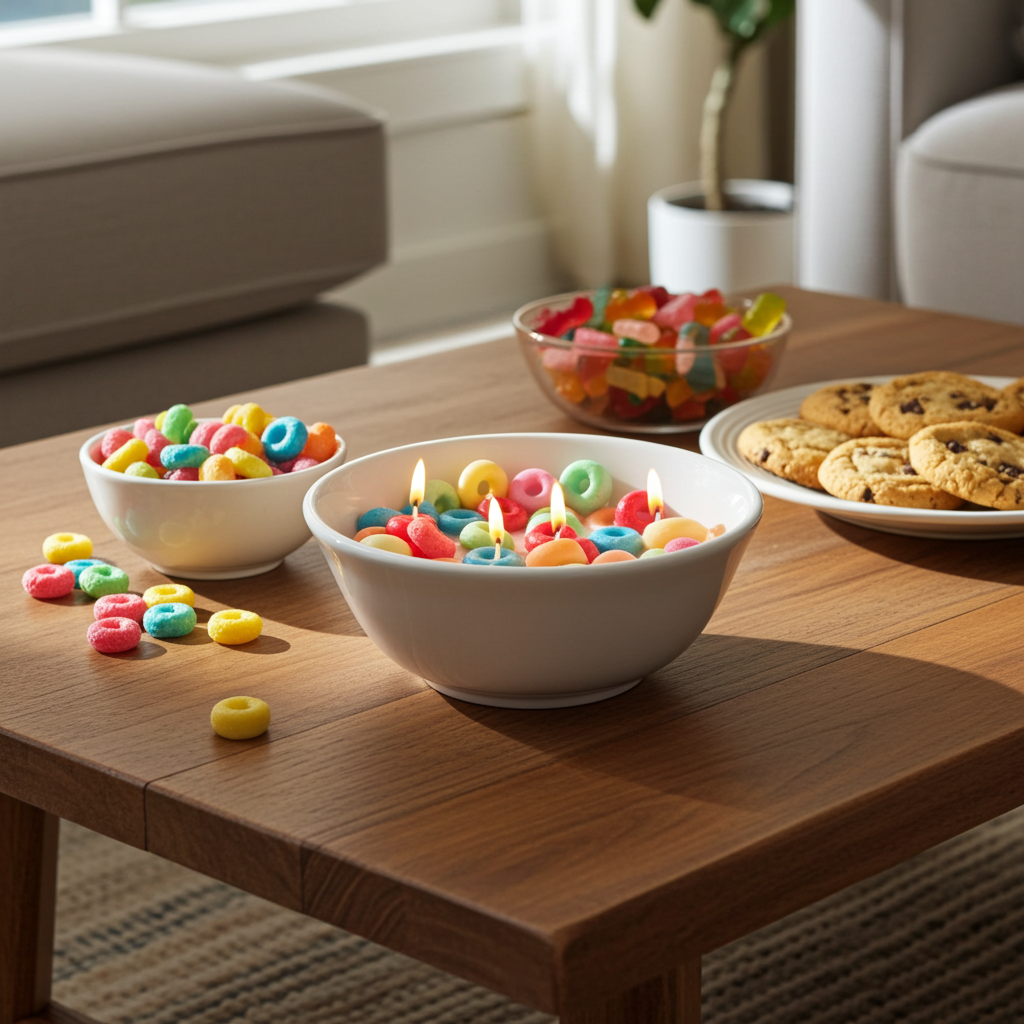 Fruity Loops Cereal Bowl Scented Candles
