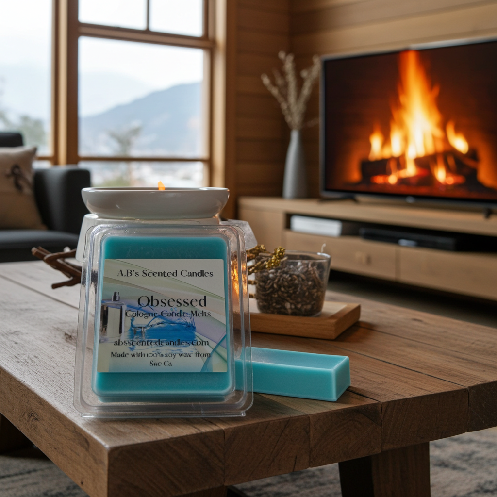 Obsessed men cologne candle  melts