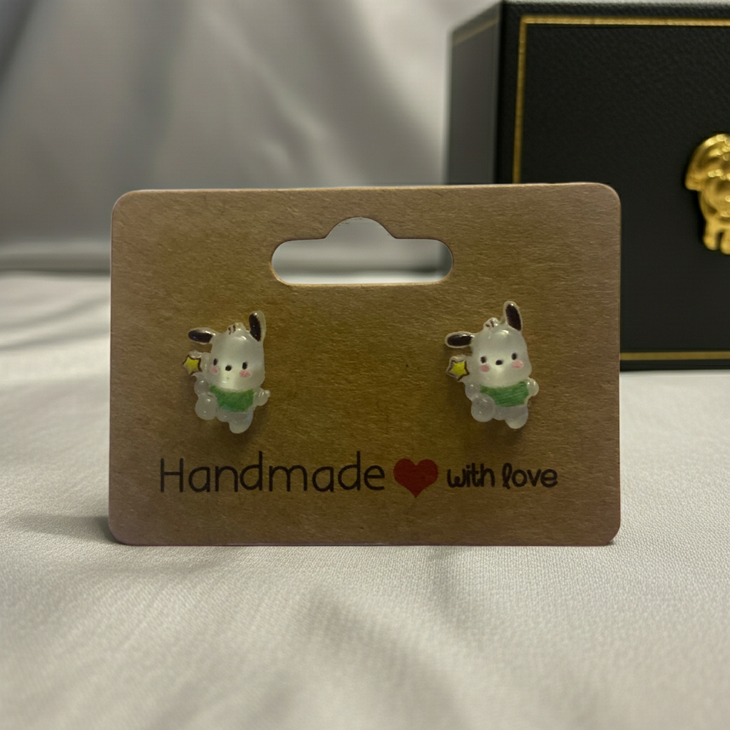 Pochacco cartoon earrings