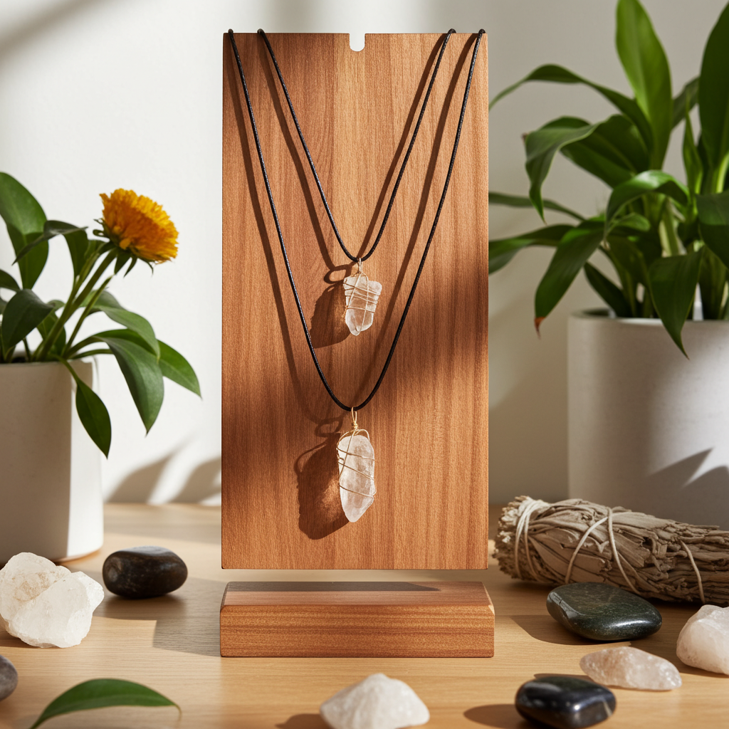 Clear Quartz Necklaces -known for Healing ,balance,manifestation,