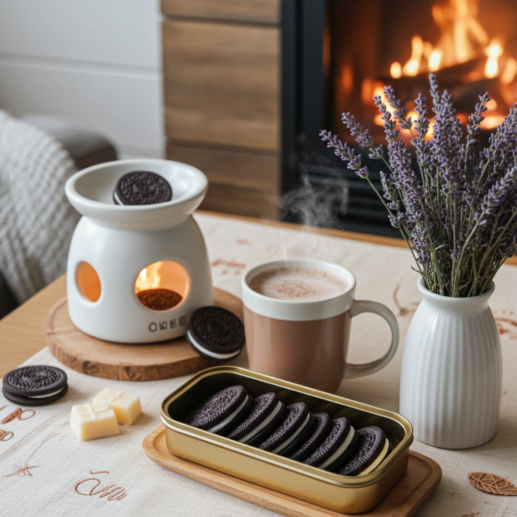 Oreo cookie candle melts