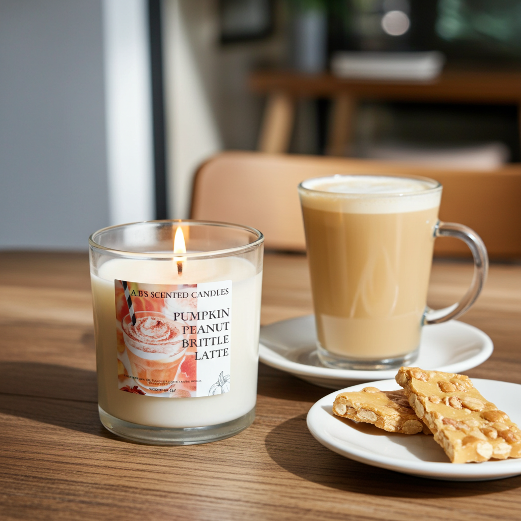 Pumpkin Peanut Brittle Lattee Scented Candles