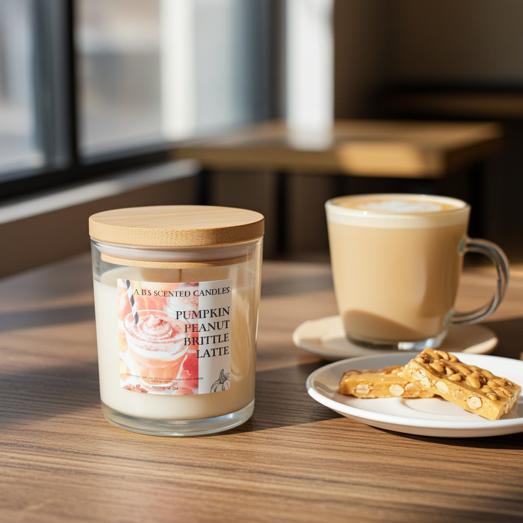 Pumpkin Peanut Brittle Lattee Scented Candles
