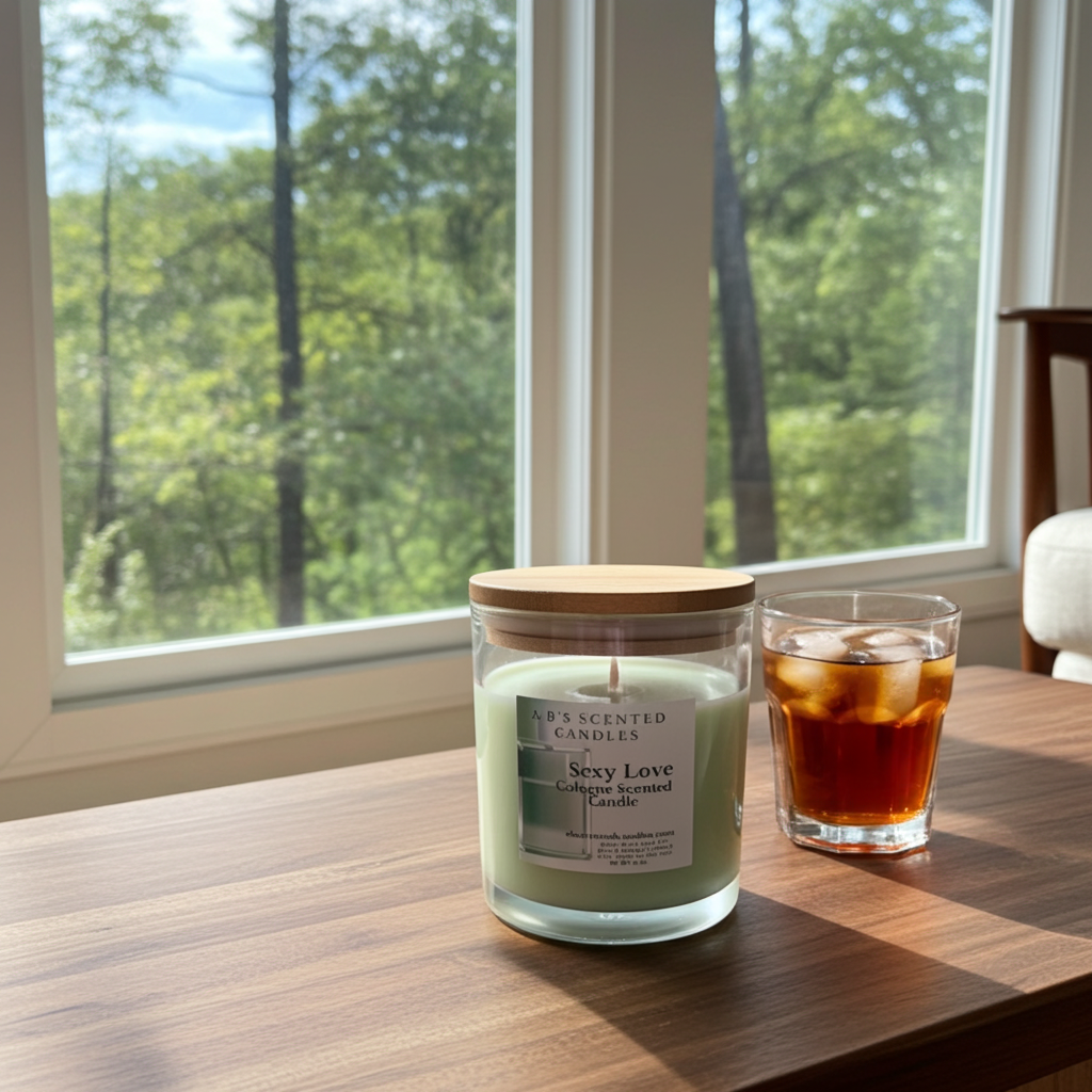 Sexy Love Cologne Scented  Candles
