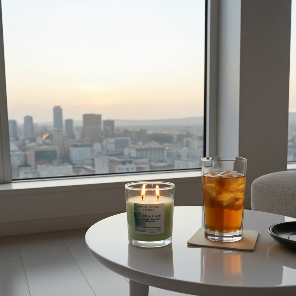Sexy Love Cologne Scented  Candles