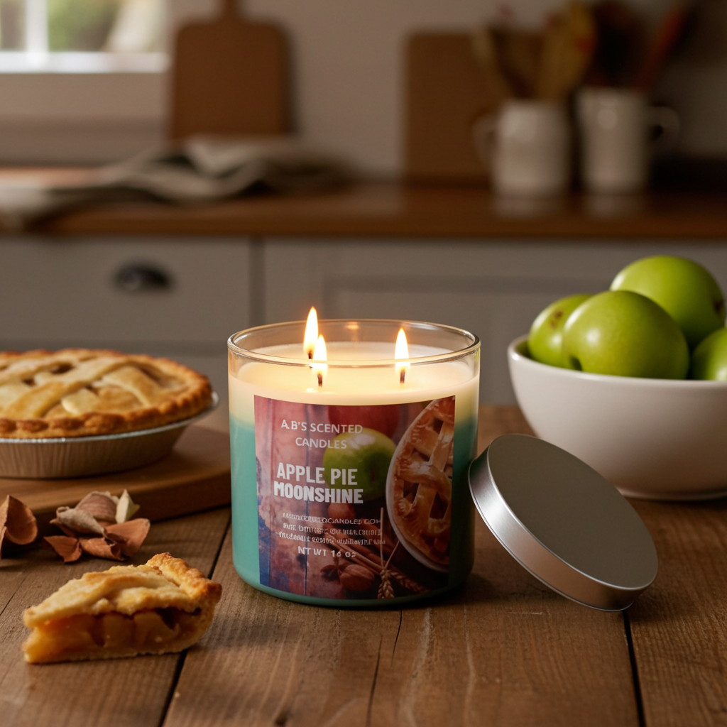 Apple Pie Moonshine Scented Candles