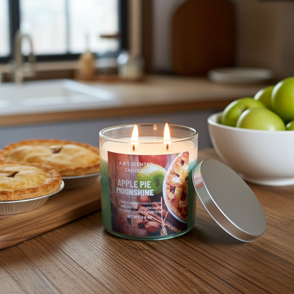 Apple Pie Moonshine Scented Candles