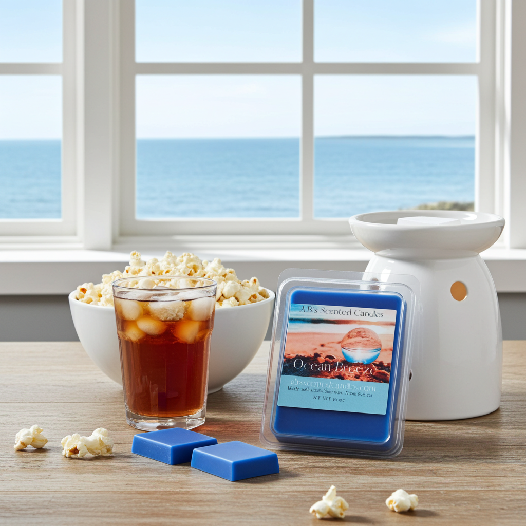 Ocean Breeze Candle melts