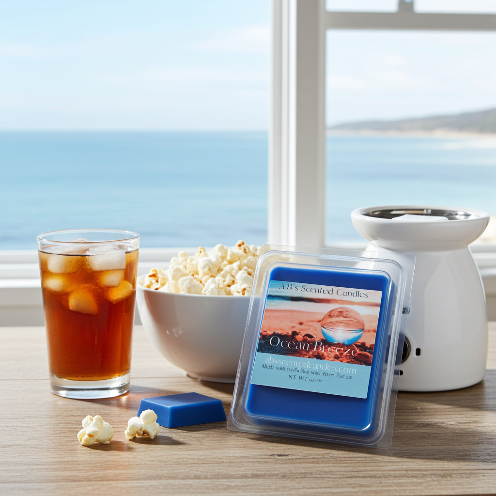 Ocean Breeze Candle melts