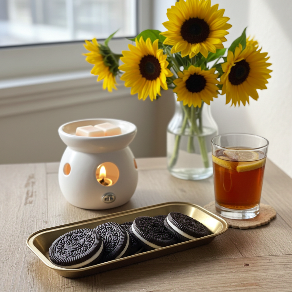 Oreo cookie candle melts