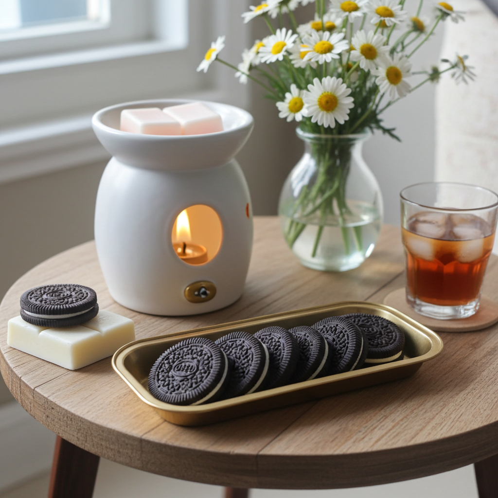 Oreo cookie candle melts